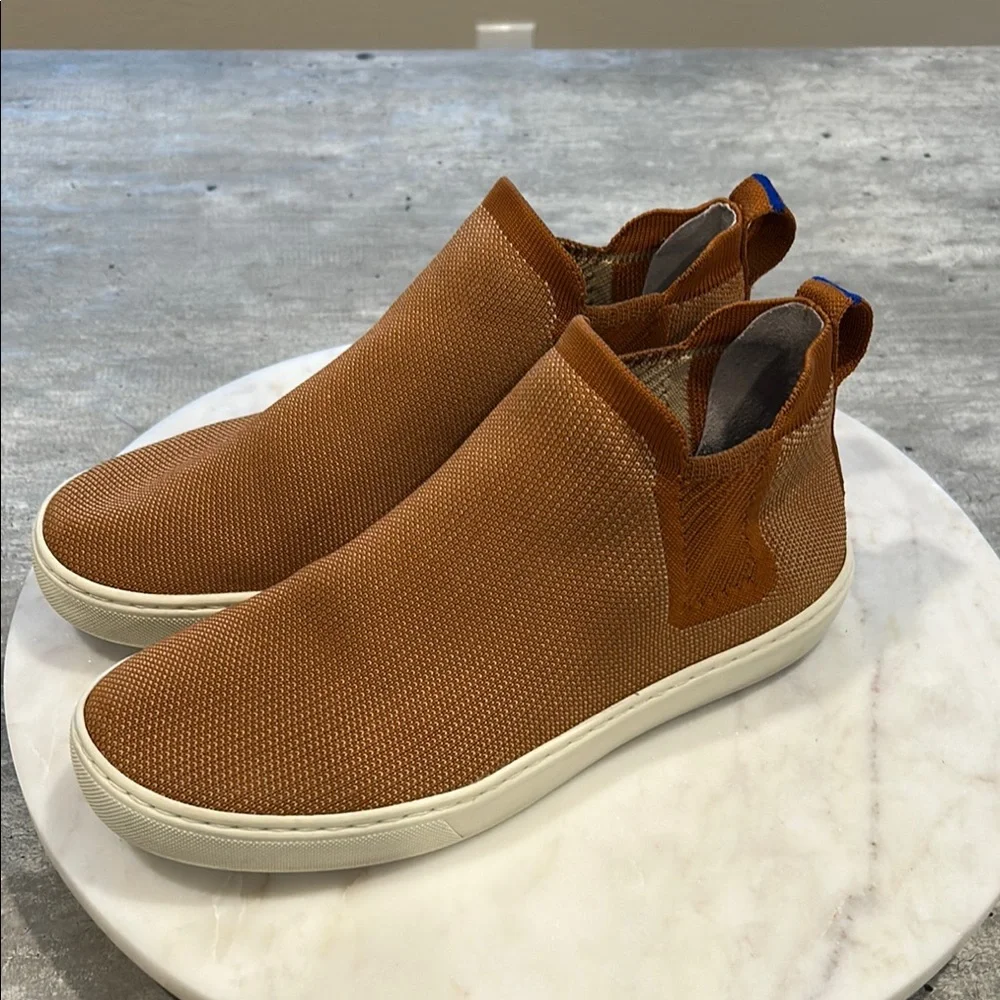 Rothy's Tan Brown Slip-On Sneakers